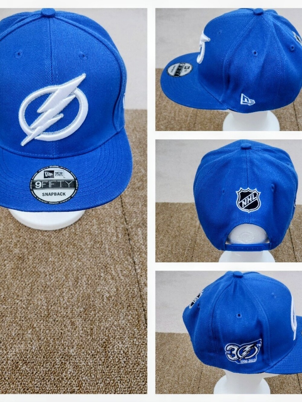 TAMPA BAY LIGHTNING NHL HOCKEY SNAPBACK HAT.
